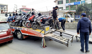 Massive drive against minor drivers, dozens 2-wheelers seized